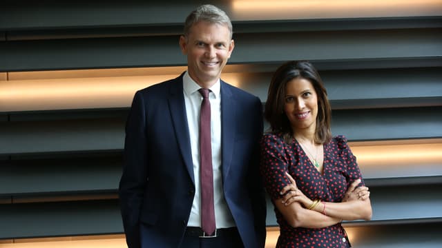 Christophe Jakubyszyn et Faïza Garel-Younsi