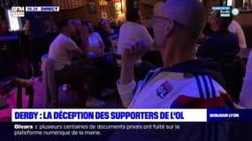 ASSE-OL: les supporters lyonnais déçus à l'issue du résultat nul de ce 123e derby
