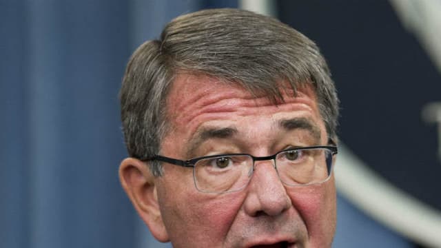 Le secrétaire américain à la Défense, Ashton Carter.  