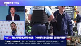 Flamme olympique : Thomas Pesquet sur BFMTV - 31/05