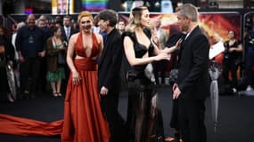 Florence Pugh, Cillian Murphy, Emily Blunt et Matt Damon sur le tapis rouge à Londres le jeudi 13 juillet.
