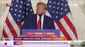 Trump: "Mon seul crime, défendre l'Amérique"