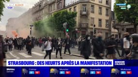 Strasbourg: des heurts après la manifestation du 1er-Mai