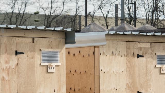 Le camp de Grande-Synthe (nord)