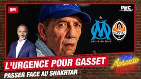 OM : Pour Gasset, "l'urgence c'est de passer" face au Shakhtar, estime Di Meco
