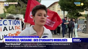 Marseille: mobilisation des étudiants pour les Ukrainiens