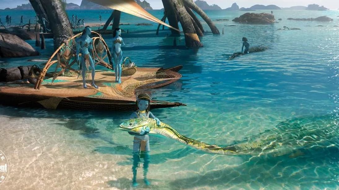 Un concept art du film "Avatar 2" Un concept art du film "Avatar 2"