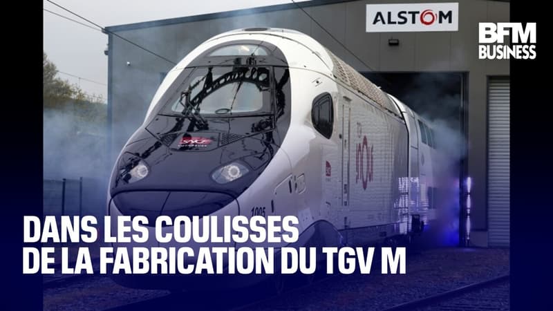 Regarder la vidéo  Dans les coulisses de la fabrication du TGV M  