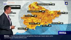 Météo Côte d'Azur: entre soleil et perturbations ce mardi, jusqu'à 30°C à Grasse