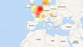 Les pannes survenues sur Snapchat ont été signalées sur le site Downdetector. 