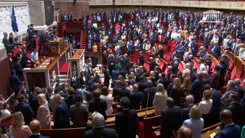 Les députés à l'Assemblée nationale en début de séance, le 28 juin 2022 