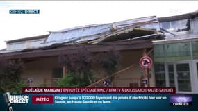 La commune de Doussard, en Haute-Savoie, a été particulièrement touchée par des violents orages