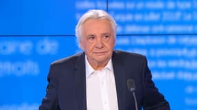 Michel Sardou sur le plateau de BFMTV, le 18 janvier 2023