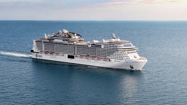 Long de 315 mètres pour 43 mètres de large, le Bellissima est le plus grand paquebot navigant en Europe.