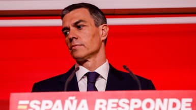 Le Premier ministre socialiste espagnol Pedro Sanchez à Madrid le 12 juin 2025