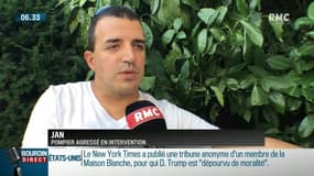 Jan, pompier agressé lors d'une intervention: "On n'est pas préparé à ça!"