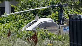 L'hélicoptère dans lequel s'est échappé Redoine Faïd retrouvé incendié à Gonesse, dans le Val-d'Oise.