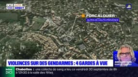 Violences sur des gendarmes à Forcalquier: quatre individus en garde à vue