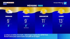 Météo: un ciel de traîne s'impose en Île-de-France avec pluie et neige mêlées, 