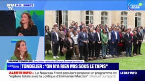 Marine Tondelier: "On ouvre et on ne ferme pas de centrale nucléaire ni en 100 jours ni en deux ans"