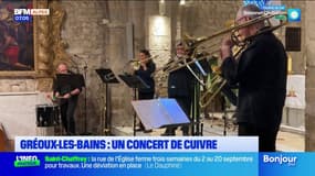Gréoux-les-Bains: un concert de cuivre