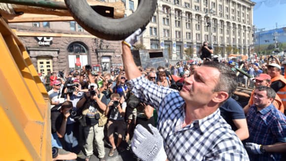 L'ancien boxeur et maire de Kiev, Vitali Klitschko