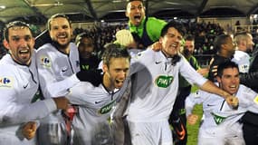 La joie des joueurs d'Yzeure