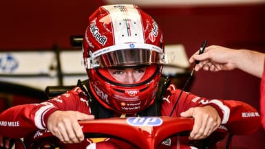 Le pilote Charles Leclerc le 16 mai 2025 à Imola