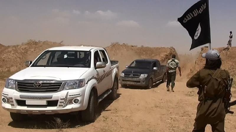 Des jihadistes de Daech à la frontière irako-syrienne (Photo d'illustration) 