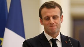 Emmanuel Macron, au Tchad en décembre 2018