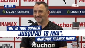 RC Lens : “On va tout donner jusqu’au 18 mai”, annonce Franck Haise