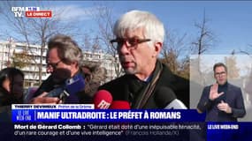 Manifestation d'ultradroite à Romans-sur-Isère: le préfet de la Drôme affirme que les jours du militant blessé "ne sont pas en danger" 