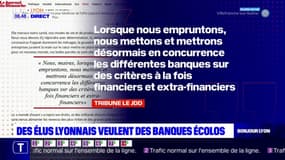 Des élus lyonnais veulent des banques écolos