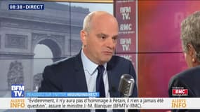 Jean-Michel Blanquer: "Nous ne sommes pas dans une dictature où on va gommer des personnages."