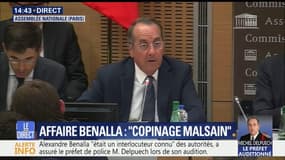 Affaire Benalla: "La première fois que j'ai rencontré l'intéressé c'est l'avant-veille ou trois jours avant le deuxième tour de la présidentielle", raconte Michel Delpuech
