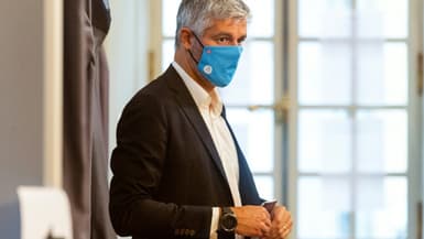 Laurent Wauquiez s'apprête à voter le 20 juin 2021 au Puy-en-Velay