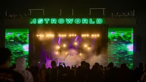 La scène du festival Astroworld, le 9 novembre 2019, à Houston, au Texas