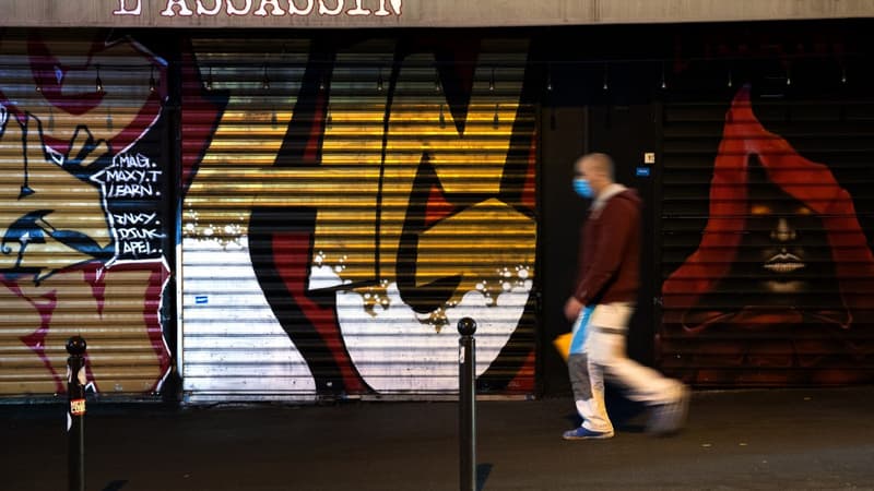 Un restaurant fermé à Paris durant le confinement (photo d'illstration)