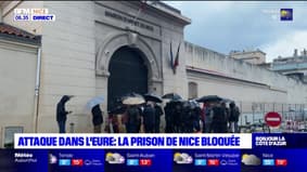 Nice: la prison bloquée après la mort d'agents pénitentiaires lors de l'attaque d'un fourgon dans l'Eure