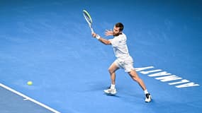 Corentin Moutet lors de l'ATP 250 d'Almaty, en octobre 2025.