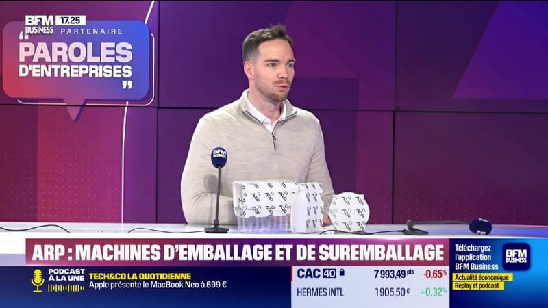 Adrien Collin (ARP) : ARP, machines d'emballage et de suremballage - 07/03