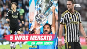 Gundogan, Modric, Rabiot... Les 5 infos mercato du 26 juin à la mi-journée 