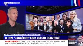 Elisabeth Borne, Gérald Darmanin au gouvernement: les Français "ne peuvent plus les voir en peinture", estime Ian Brossat (porte-parole du PCF)