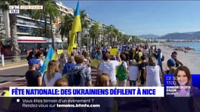Nice: des Ukrainiens se sont rassemblés pour leur fête nationale
