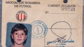 L'une des premières licences de Messi à Rosario
