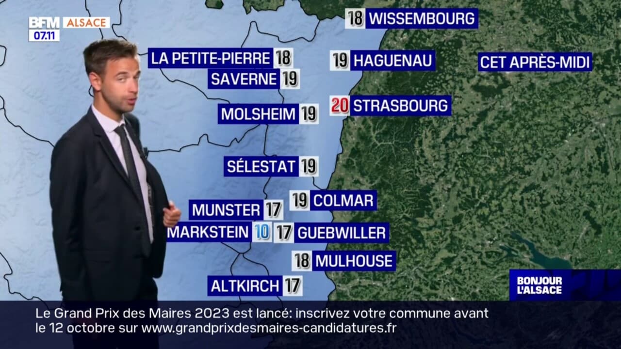 Météo Alsace: un ciel couvert ce mardi, jusqu'à 20°C à Strasbourg
