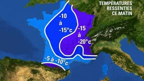 Les températures ressenties sont sibériennes.