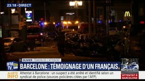 Attaque terroriste à Barcelone: le témoignage d'un Français