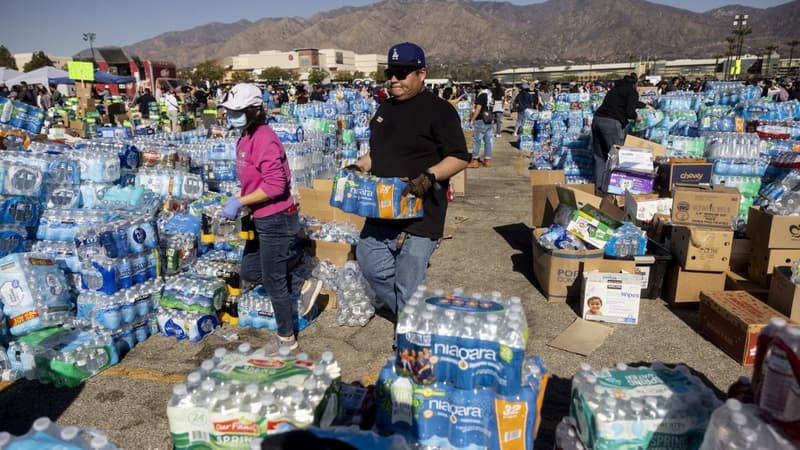 Incendies à Los Angeles: les centres d'aide submergés par les dons et les bénévoles