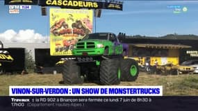Vinon-sur-Verdon: un show de monstertrucks